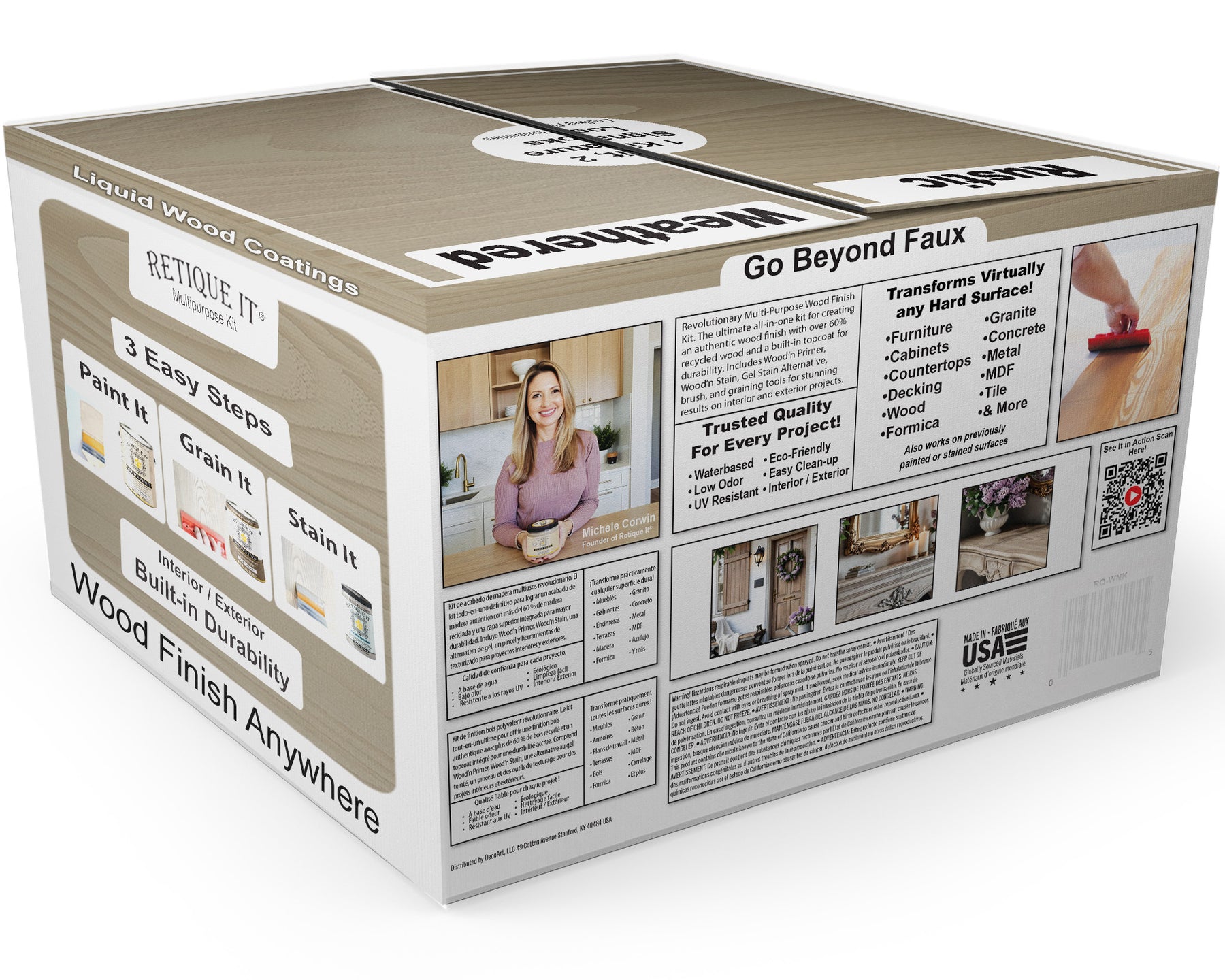 Multi-purpose Wood'n Kit (4x Lg) - Drift Wood