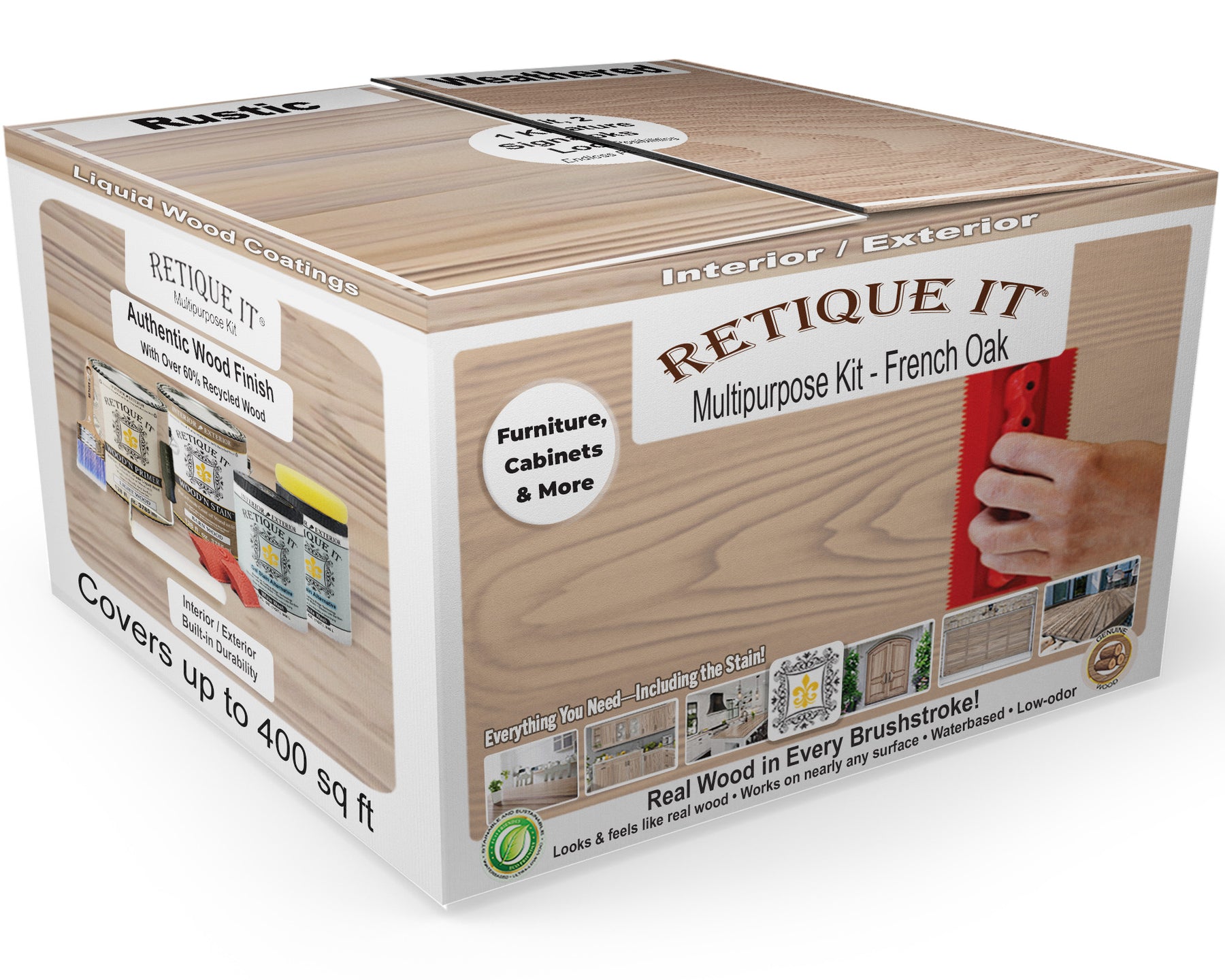 Multi-purpose Wood'n Kit (4x Lg) - French Oak