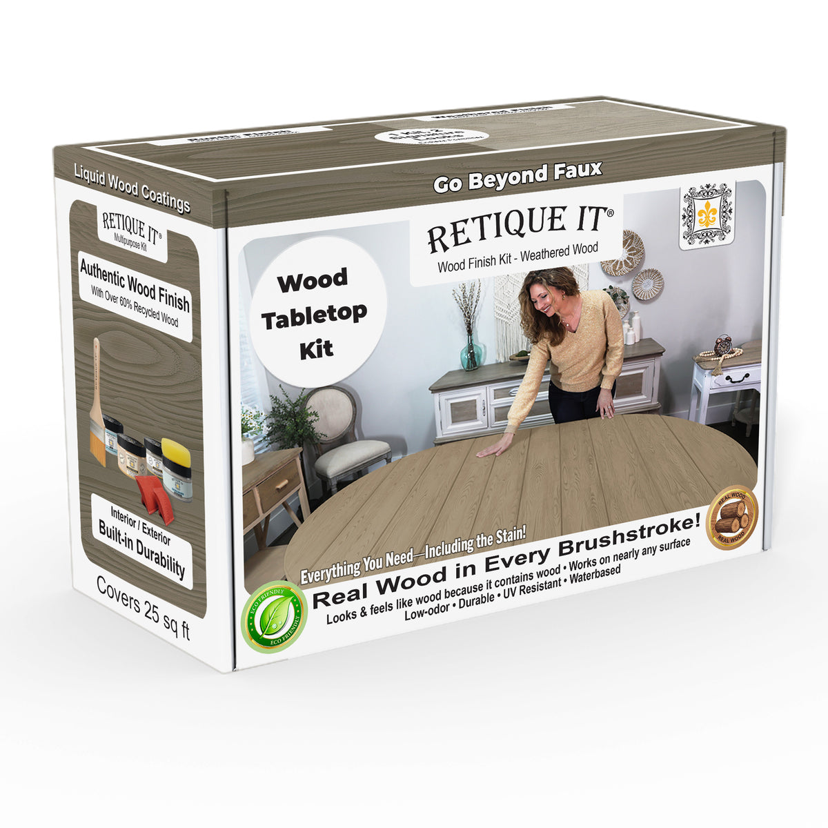 Tabletop Wood'n Finish Kit - Weathered Wood