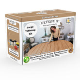 Tabletop Wood'n Finish Kit (Double Size) - Pickled Oak