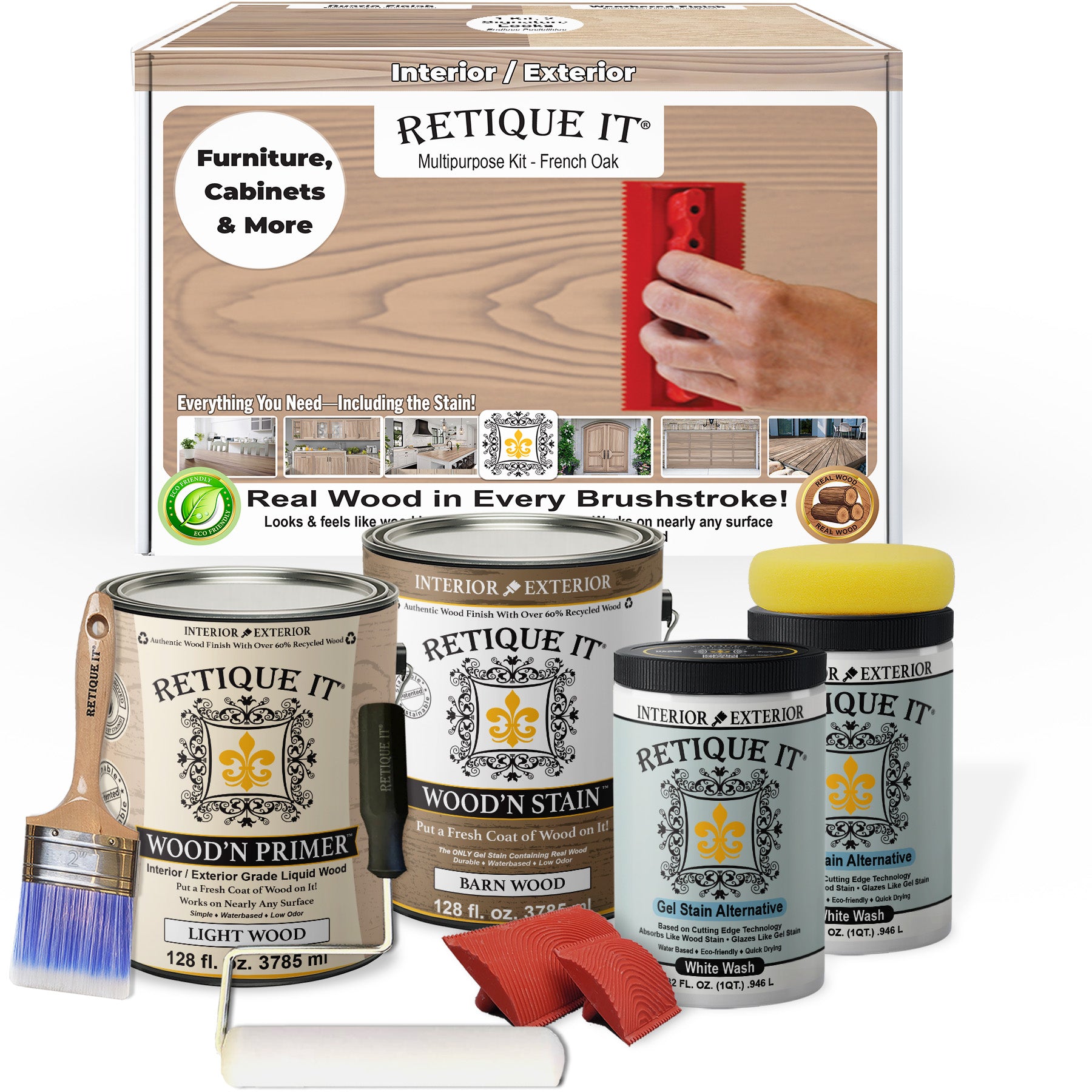 Multi-purpose Wood'n Kit (4x Lg) - French Oak