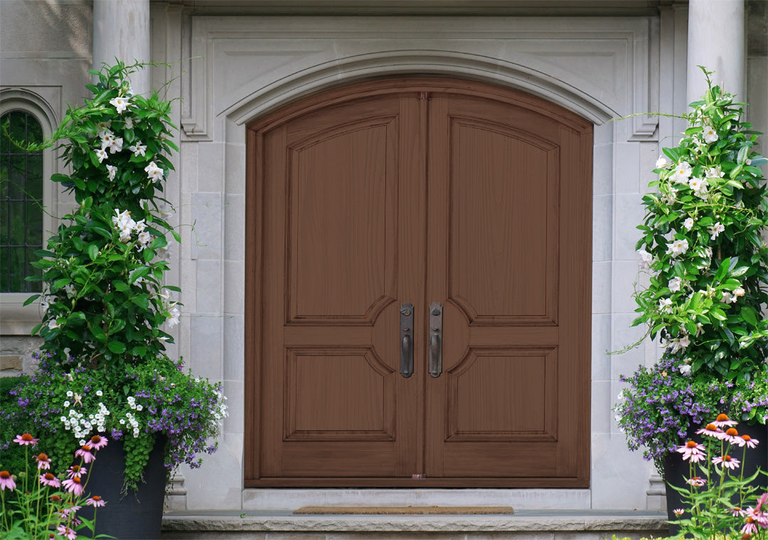 Wood'n Finish Front Door Kit (Double) - Dark Oak