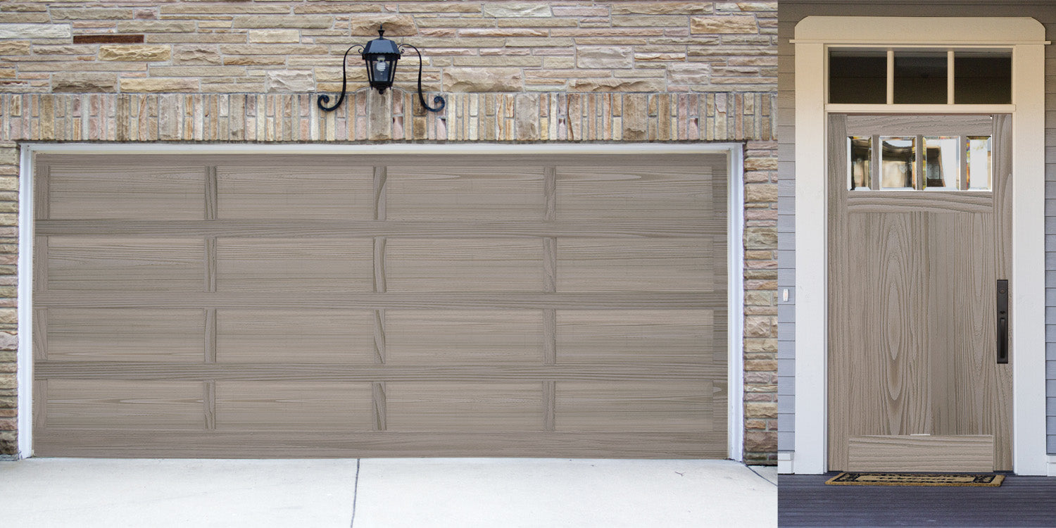 Wood'n Door Kit (Garage Door) - Weathered Wood