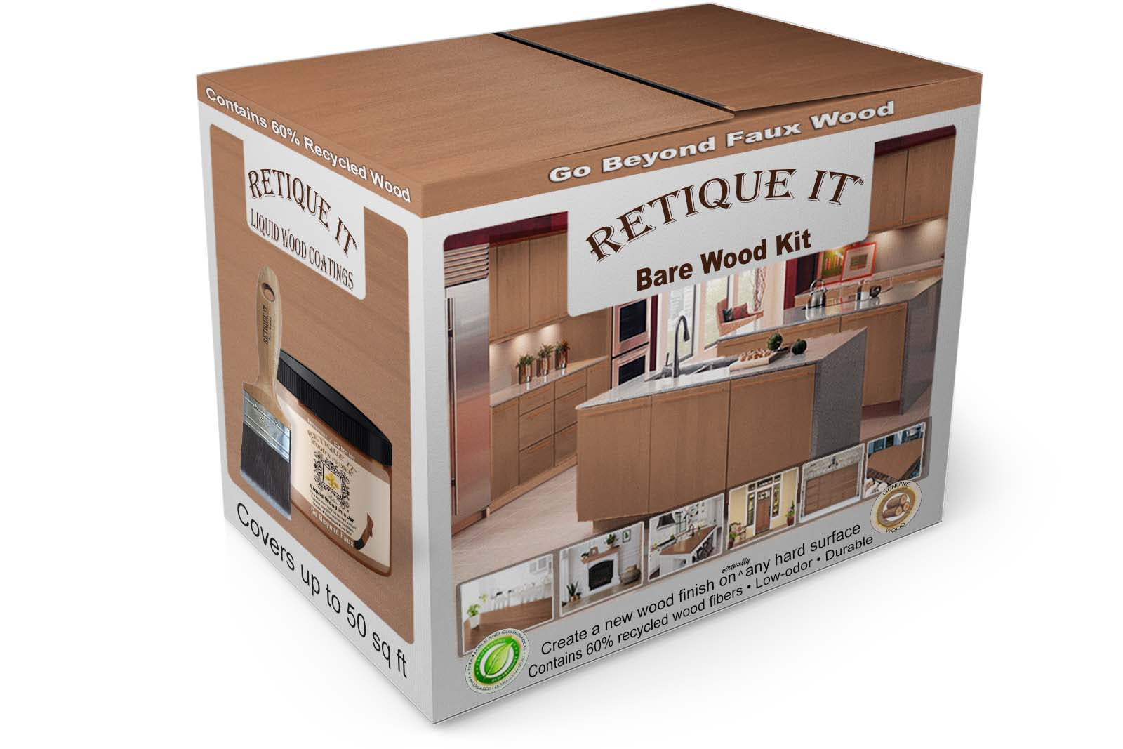 Bare Wood Kit (Med) - Dark Wood