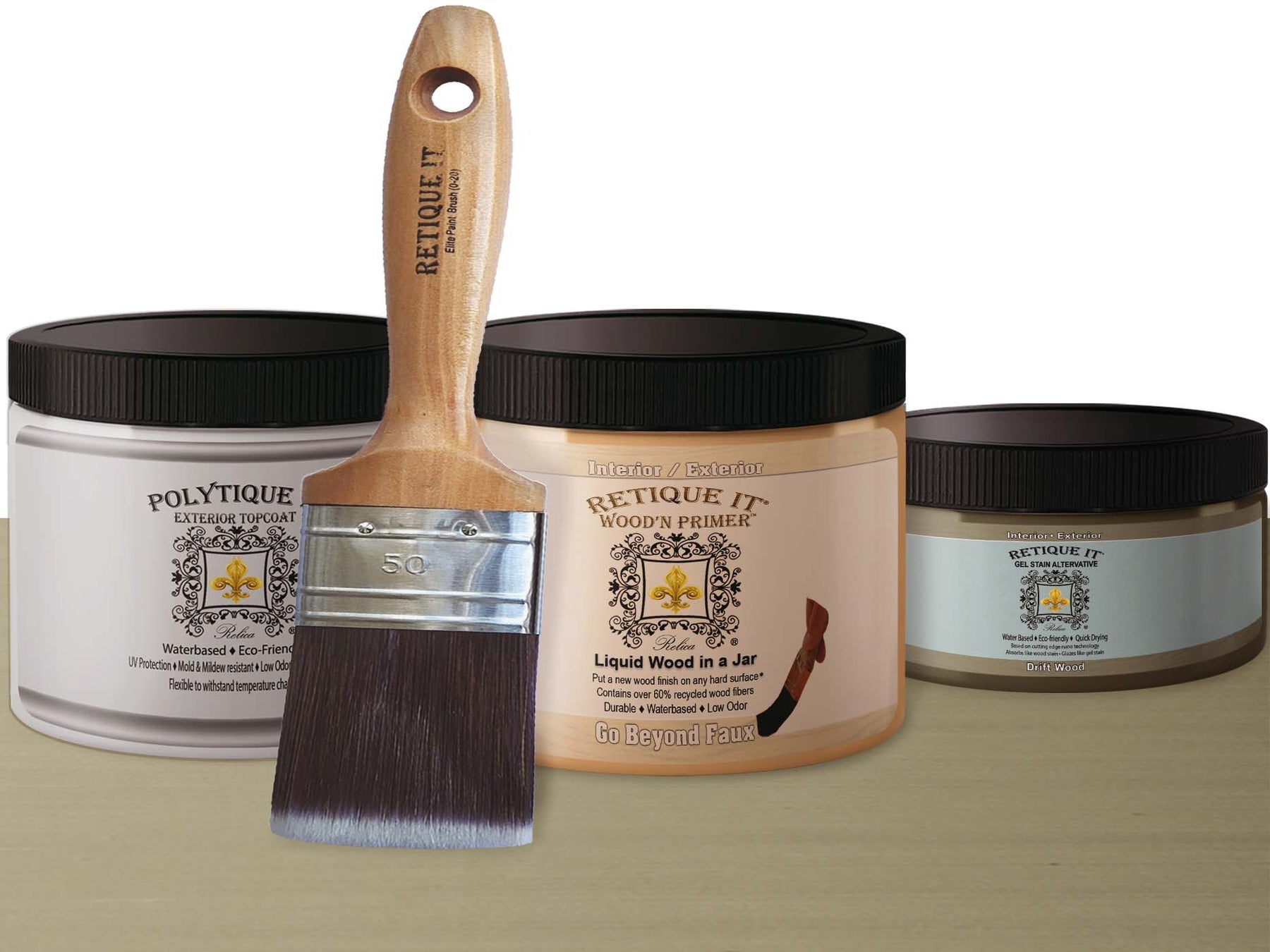 Multi-purpose Smooth Finish Kit (Med) - Drift Wood - Exterior Top Coat