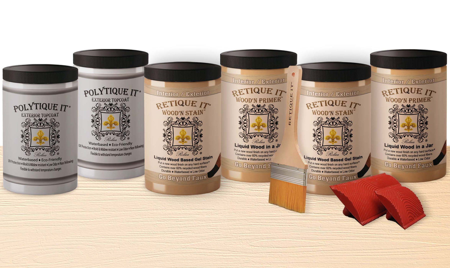Wood'n Door Kit (Front & Garage Door) - Pickled Oak