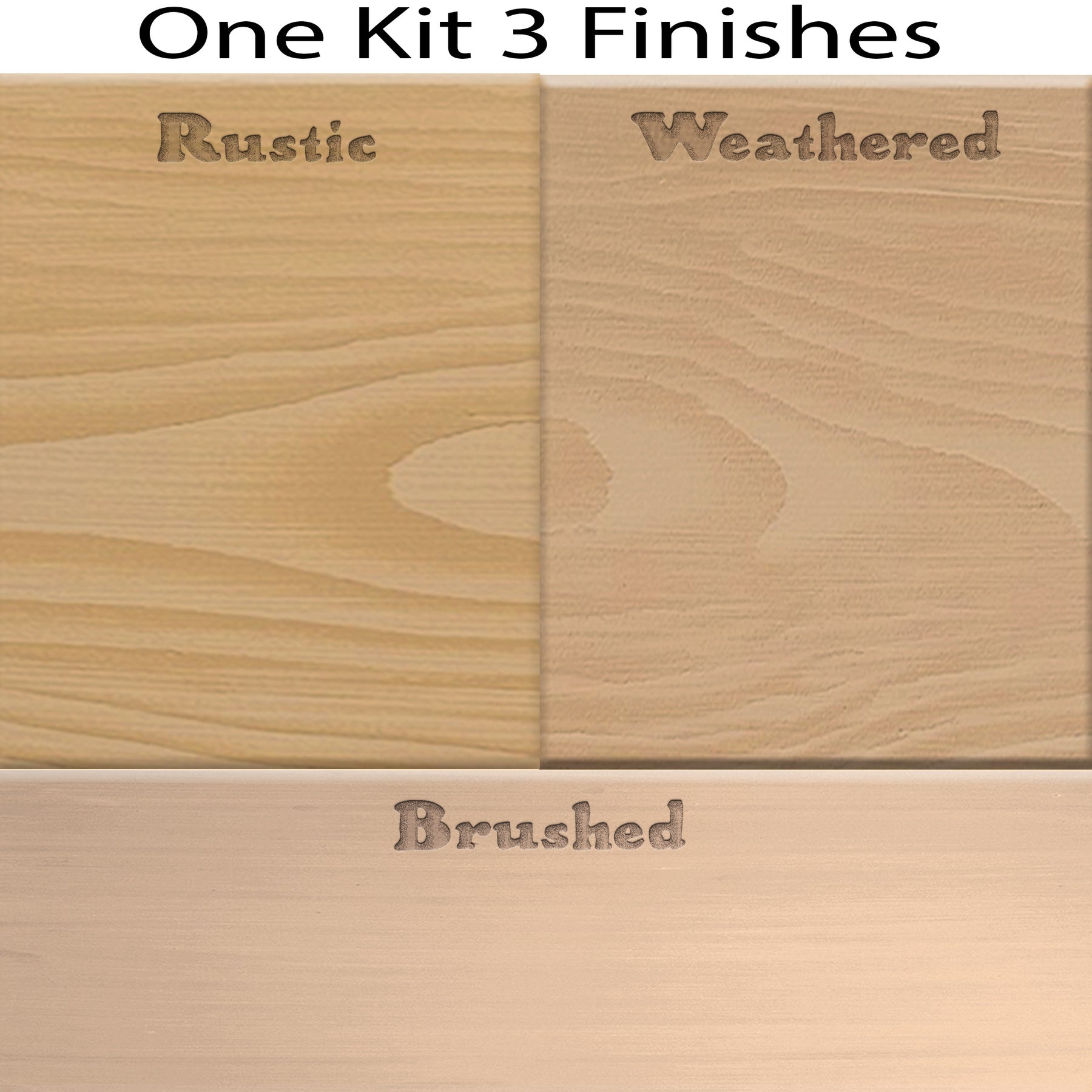 Tabletop Wood'n Finish Kit (4x Large) - Pickled Oak
