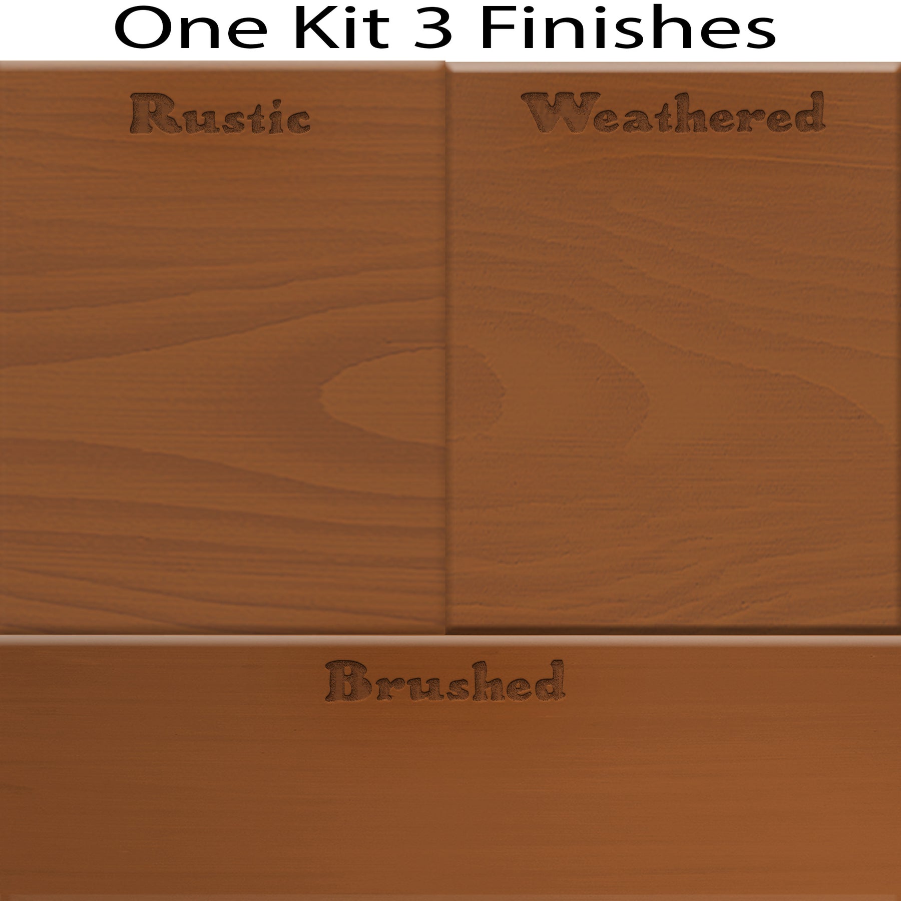 Wood'n Door Smooth Finish Kit (Front & Garage Door) - Cedar