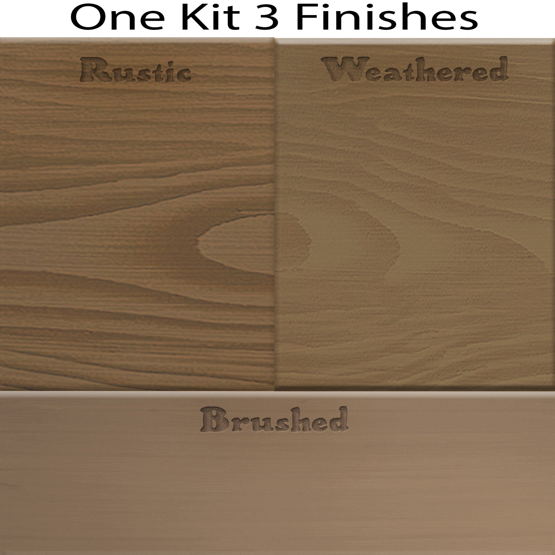 Fireplace Wood'n Finish Kit (Full Fireplace) - Barn Wood