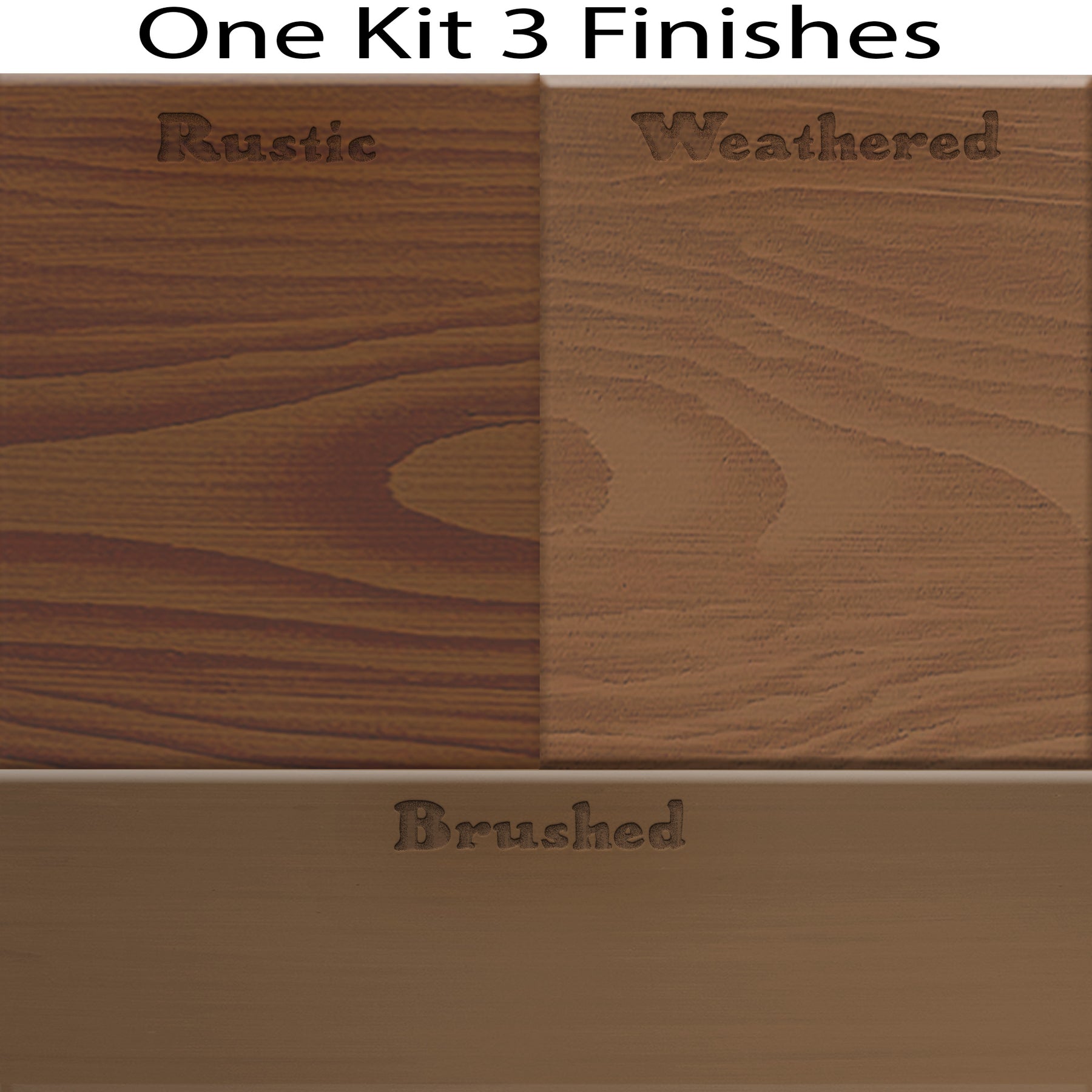Multi-purpose Smooth Wood'n Finish Kit (4x Lg) - Dark Oak - Exterior Top Coat