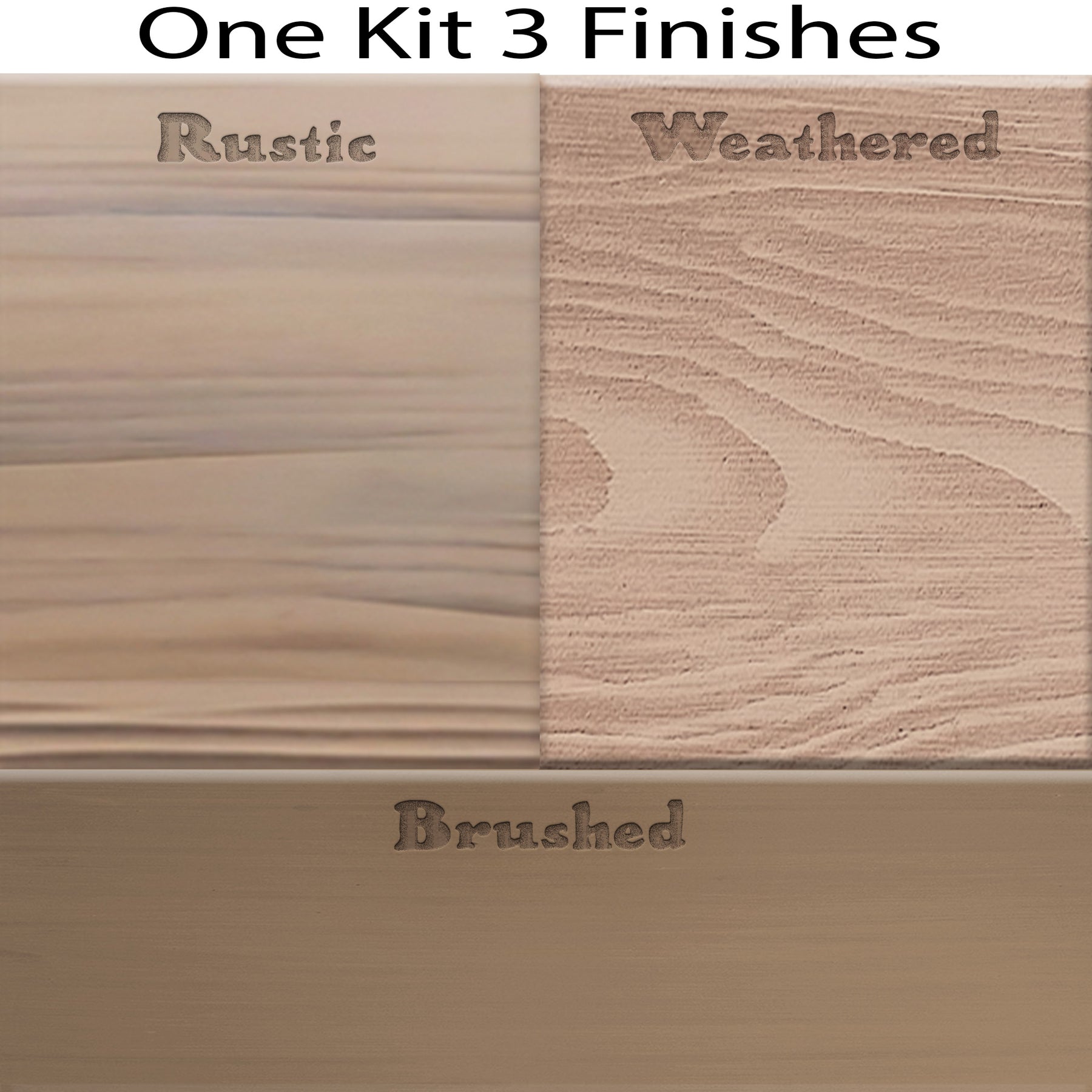 Wood'n Finish Front Door Kit - French Oak