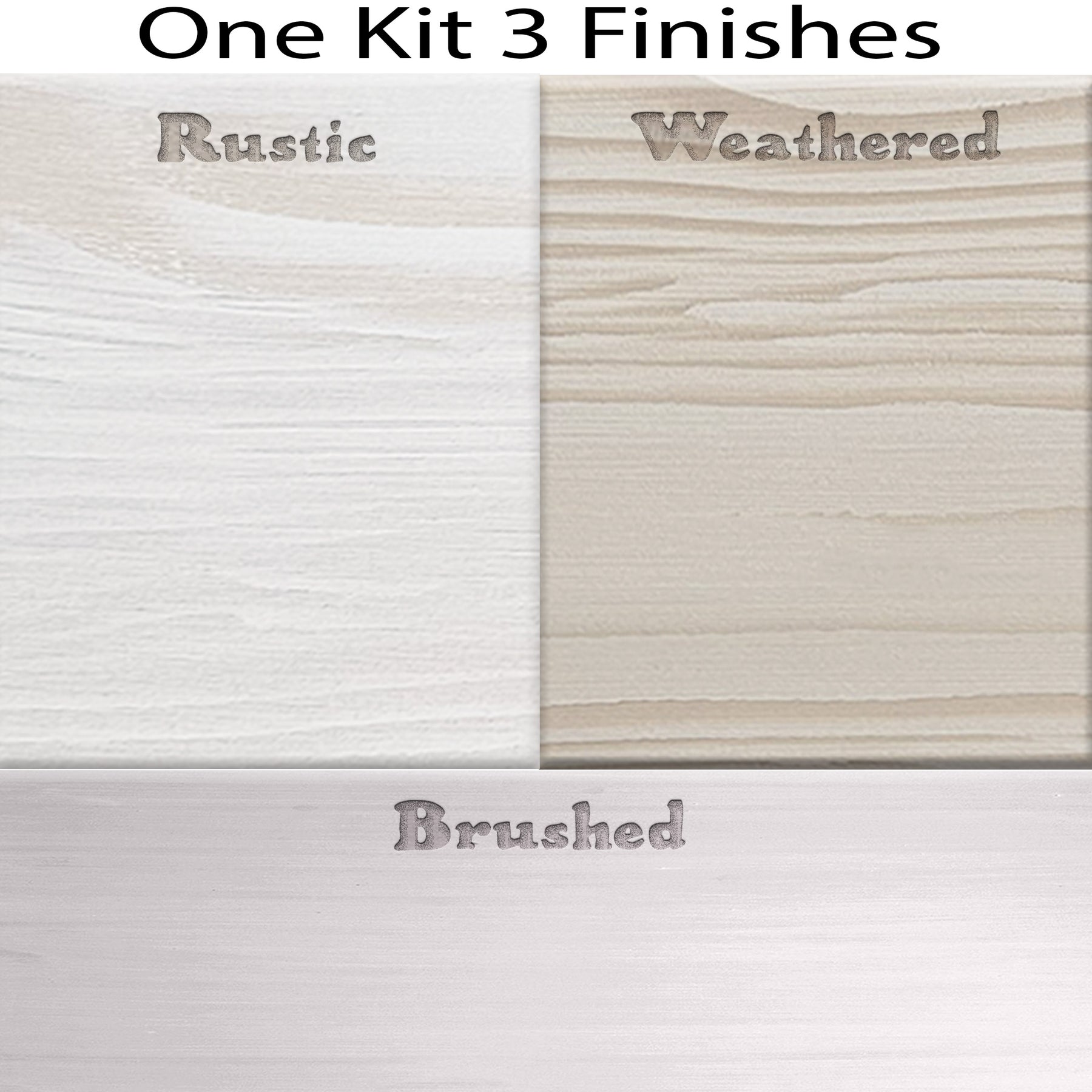 Multi-purpose Wood'n Kit (Large)- White Wash - Interior Top Coat