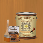 Liquid Wood Kit - Golden Oak Oil-based Stain - Retique It®