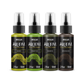 DecoArt Moss and Ruin Bloom Texture Paint 4-pack with textured, mossy and aged floral finish on canvas or craft surface.