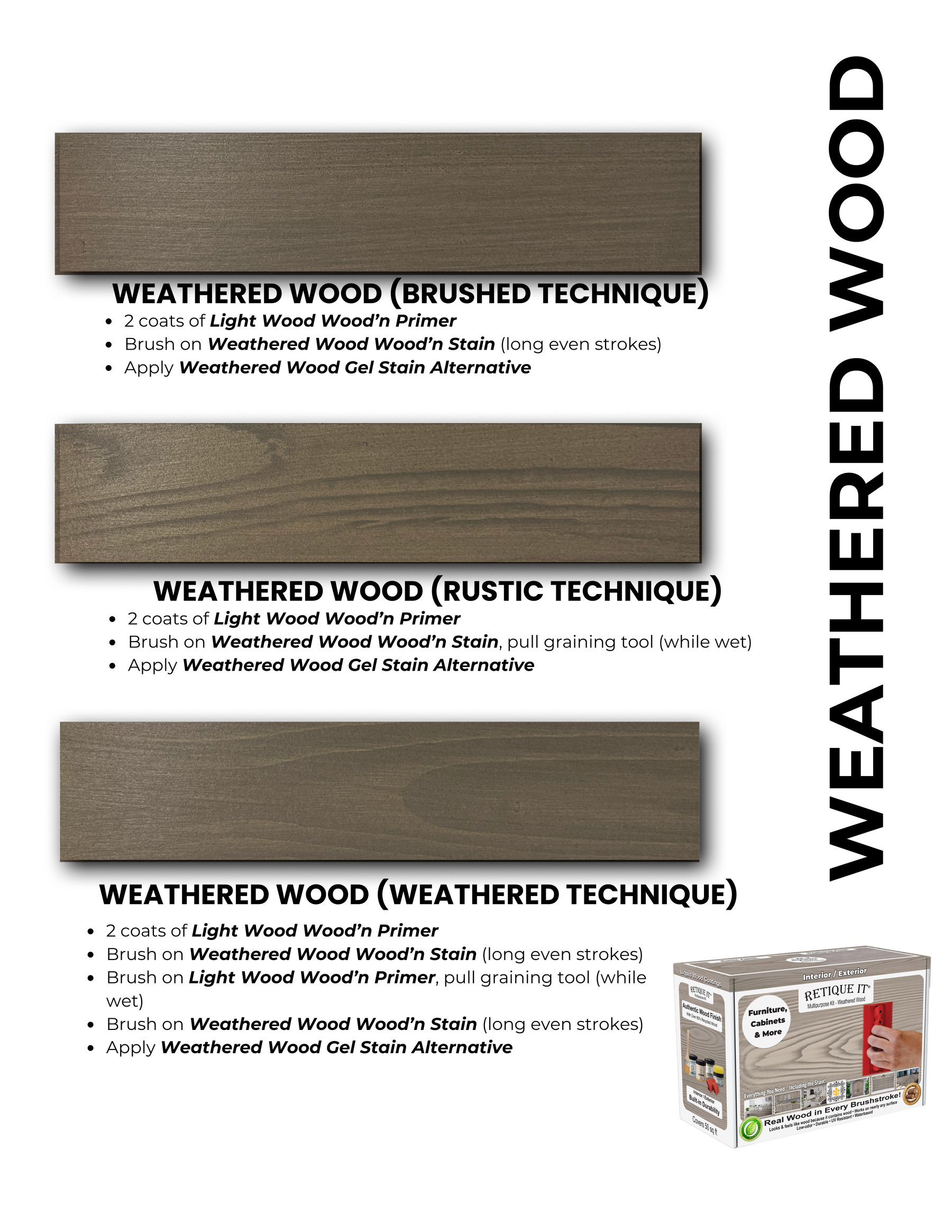 Retique It Wood Finish Kits Fan Deck