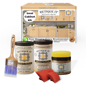 Wood'n Cabinet Kit (12 Door / Grained) - White Oak