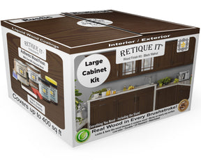 Wood'n Cabinet Kit (48 Door / Grained) - Black Walnut