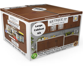 Wood'n Cabinet Kit (48 Door / Grained) - Dark Oak