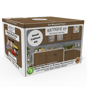 Wood'n Cabinet Kit (12 Door / Grained) - Barn Wood