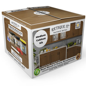 Wood'n Cabinet Kit (24 Door / Grained) - Barn Wood