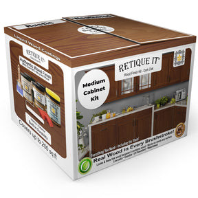 Wood'n Cabinet Kit (24 Door / Grained) - Dark Oak