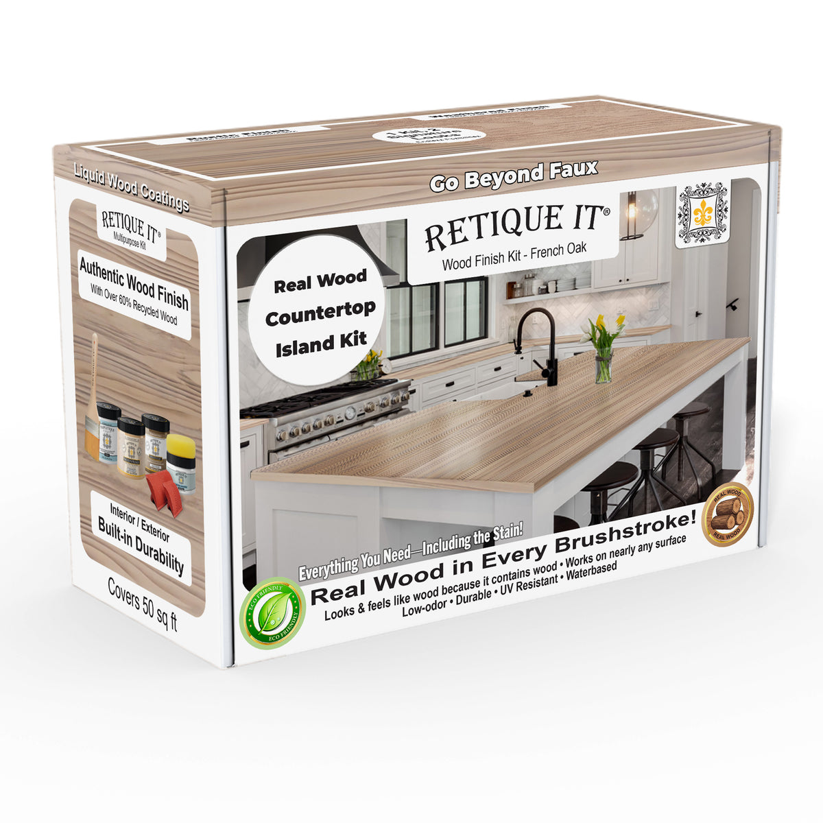 Countertop Kit - Kitchen Island - French Oak