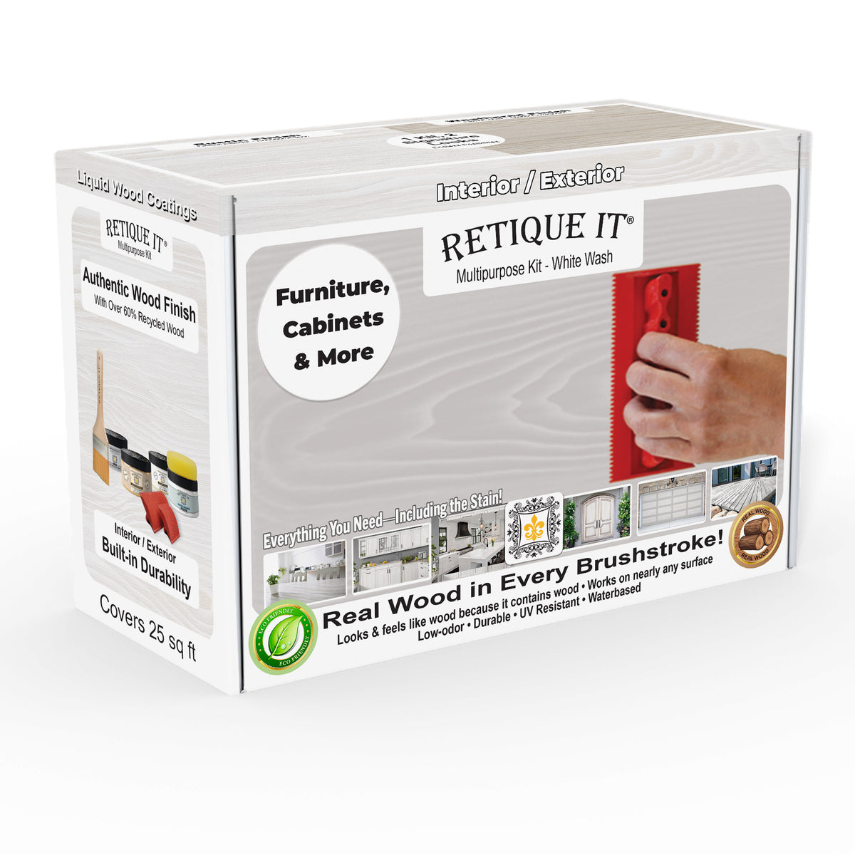 Multi-purpose Wood'n Kit - White Wash - Exterior Top Coat