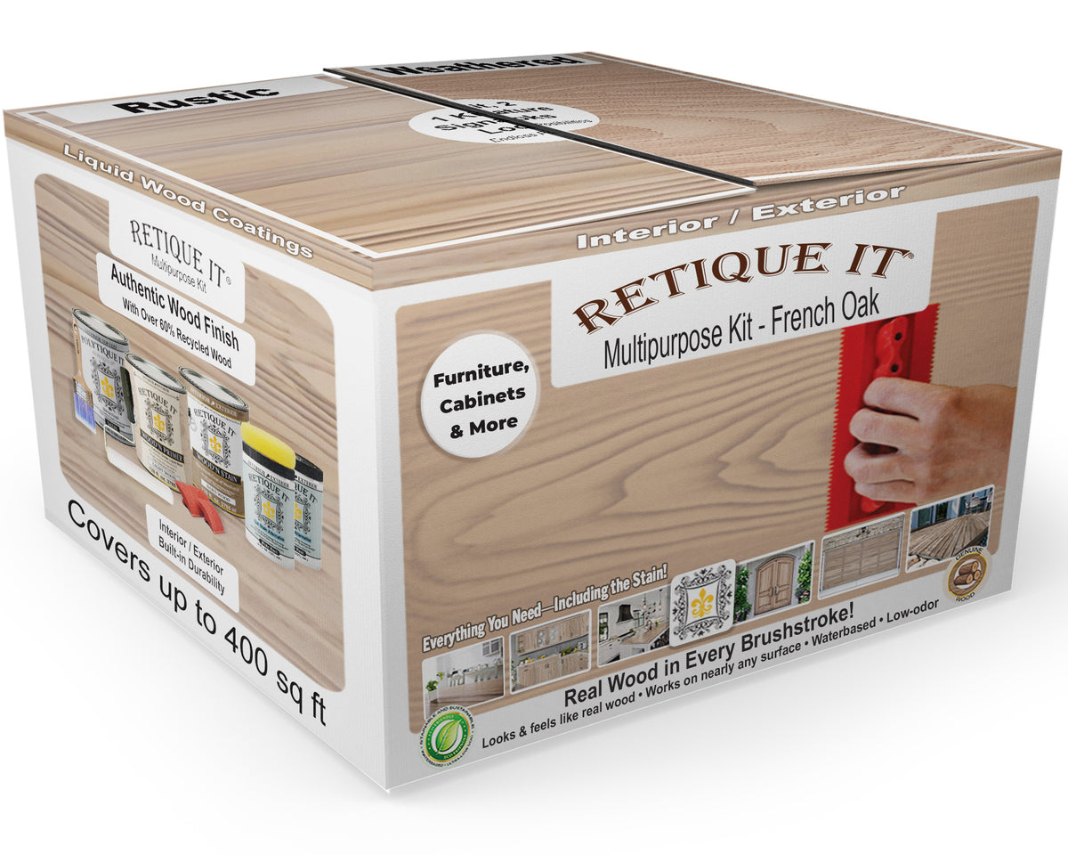 Multi-purpose Wood'n Kit (4x Lg) - French Oak - Exterior Top Coat
