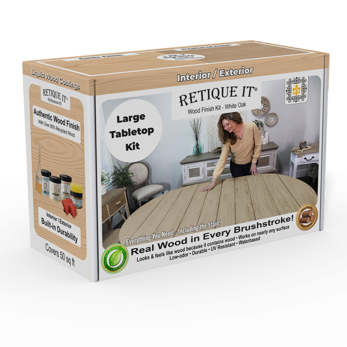 Tabletop Wood'n Finish Kit (Double Size) - White Oak