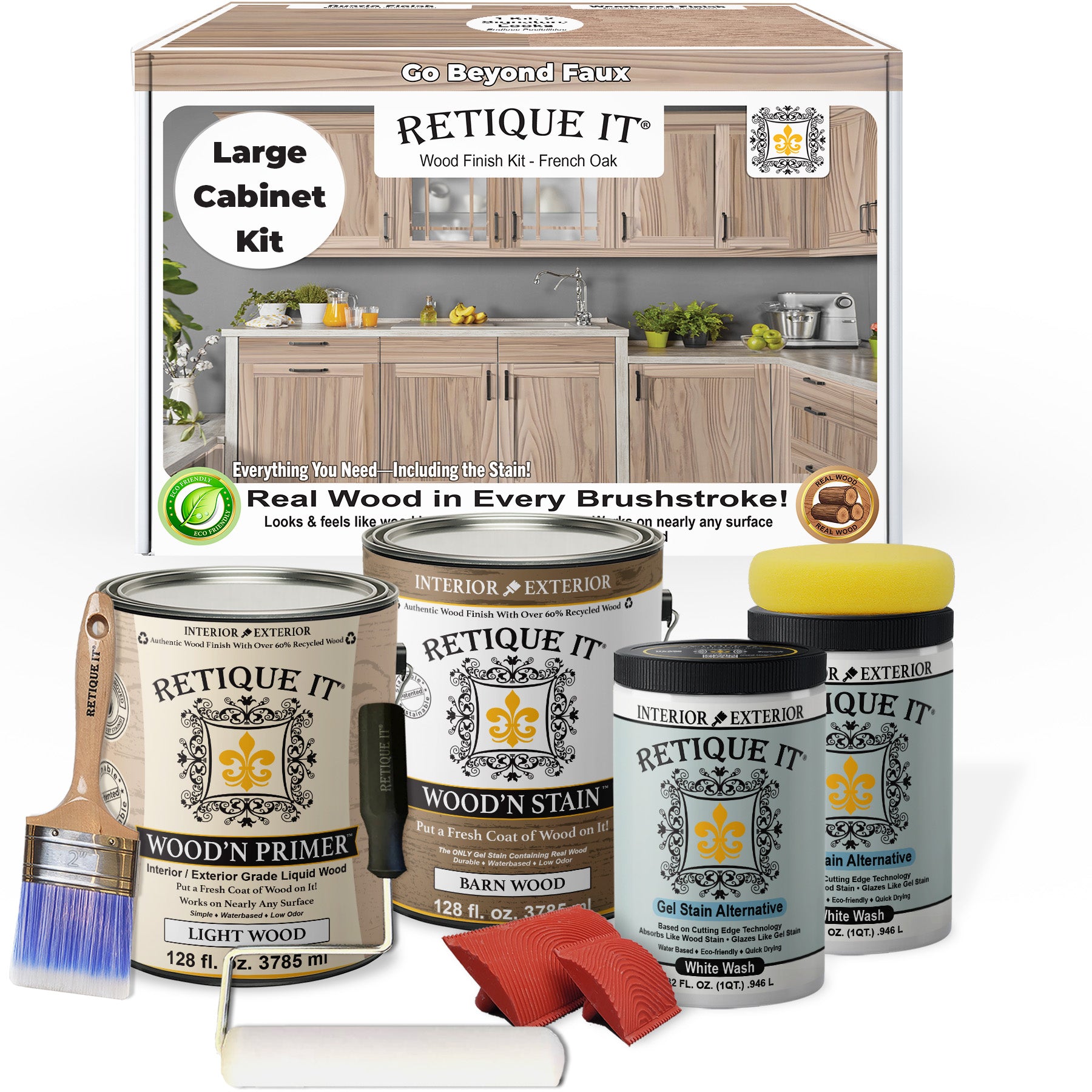 Wood'n Cabinet Kit (48 Door / Grained) - French Oak