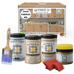 Wood'n Cabinet Kit (12 Door / Grained) - Pickled Oak