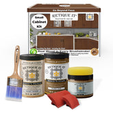 Wood'n Cabinet Kit (12 Door / Grained) - Dark Oak