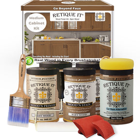 Wood'n Cabinet Kit (24 Door / Grained) - Barn Wood