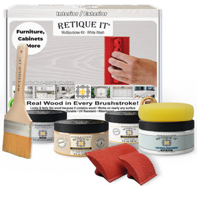Multi-purpose Wood'n Kit - White Wash - Exterior Top Coat