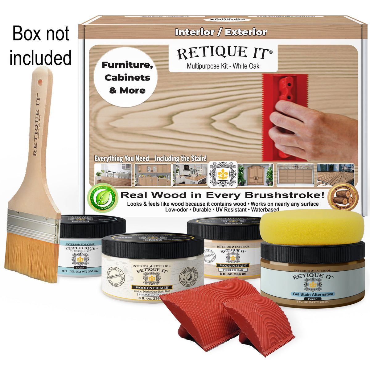 Multi-purpose Wood'n Kit - White Oak - Exterior Top Coat