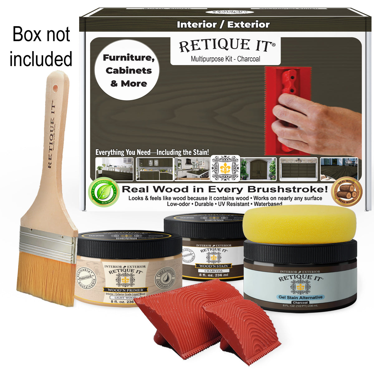 Multi-purpose Wood'n Kit - Charcoal