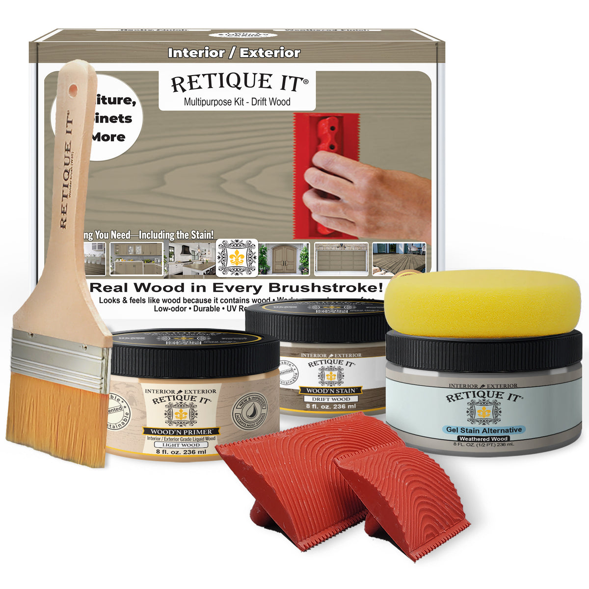 Multi-purpose Wood'n Kit - Drift Wood - Exterior Top Coat
