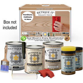 Multi-purpose Wood'n Kit (4x Lg) - Pickled Oak - Exterior Top Coat