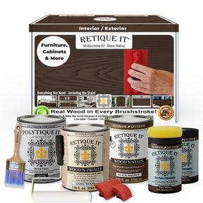 Multi-purpose Wood'n Kit (4x Lg) - Black Walnut - Exterior Top Coat