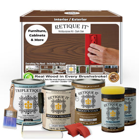 Multi-purpose Wood'n Kit (4x Lg) - Dark Oak - Interior Top Coat