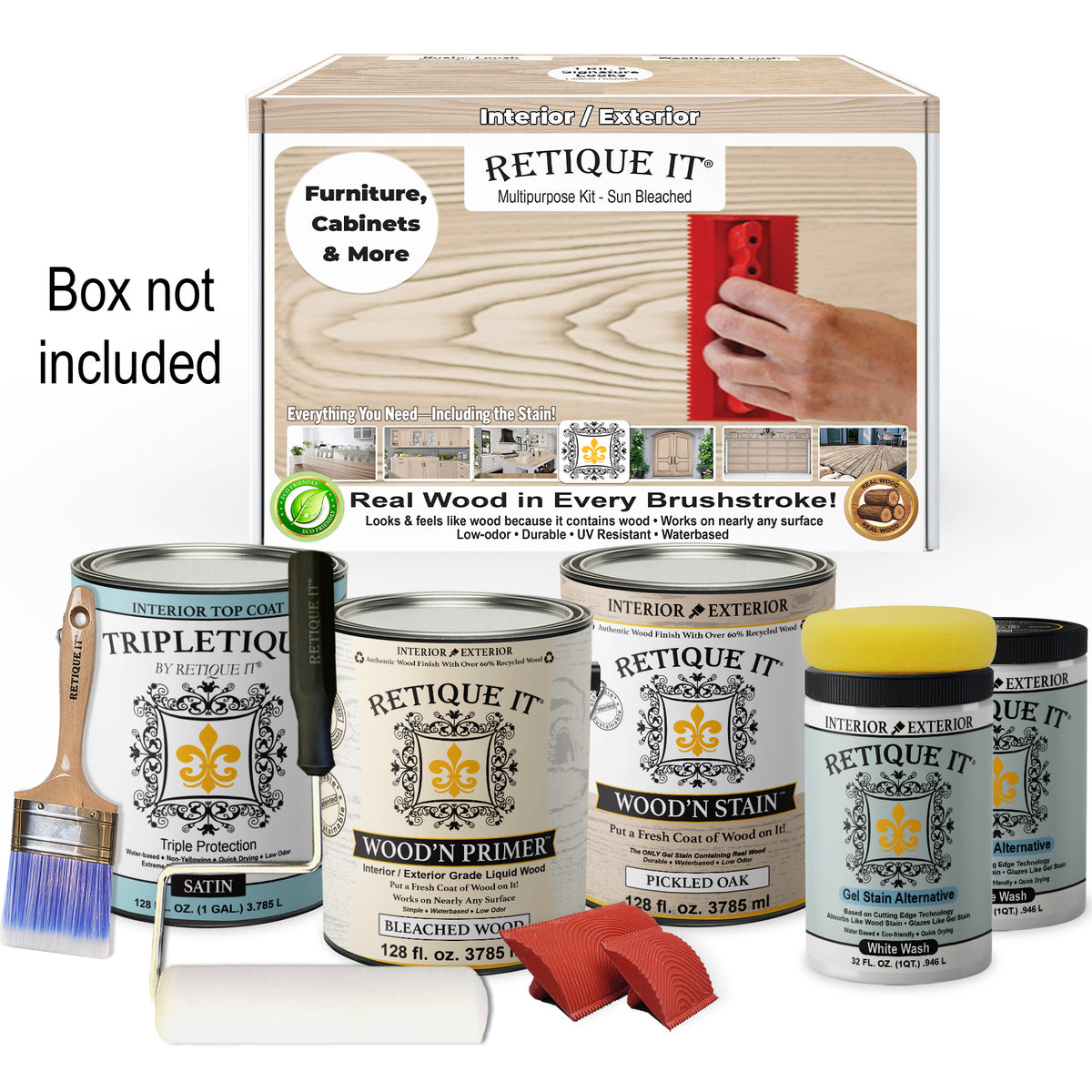 Multi-purpose Wood'n Kit (4x Lg) - Sun Bleached - Interior Top Coat