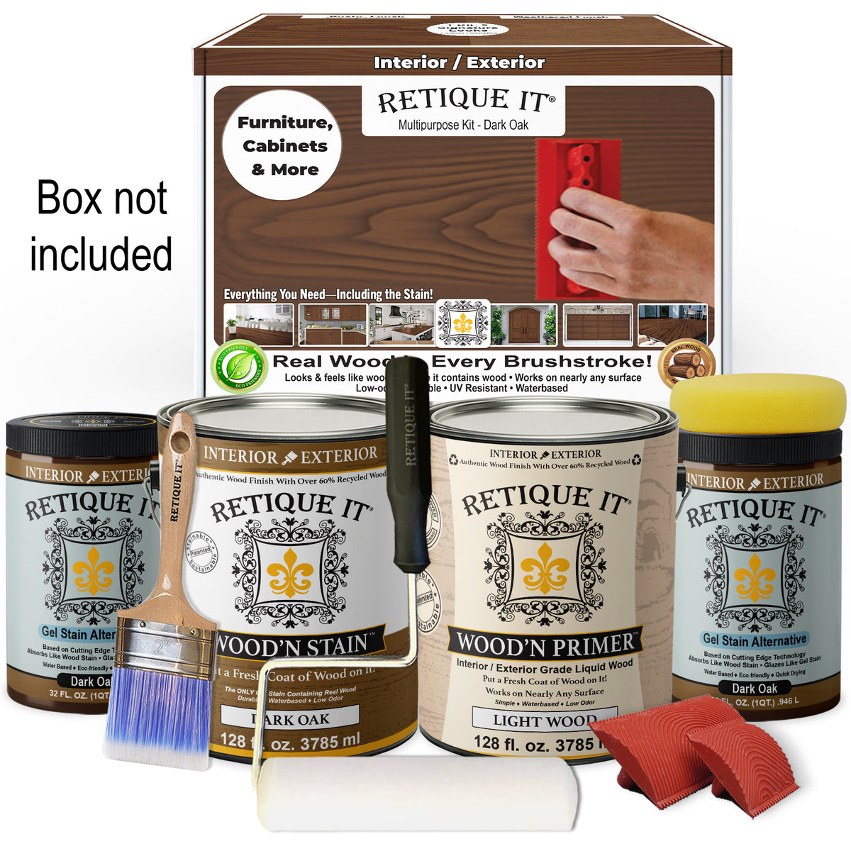 Multi-purpose Wood'n Kit (4x Lg) - Dark Oak