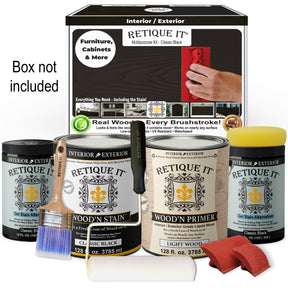 Multi-purpose Wood'n Kit (4x Lg) - Classic Black