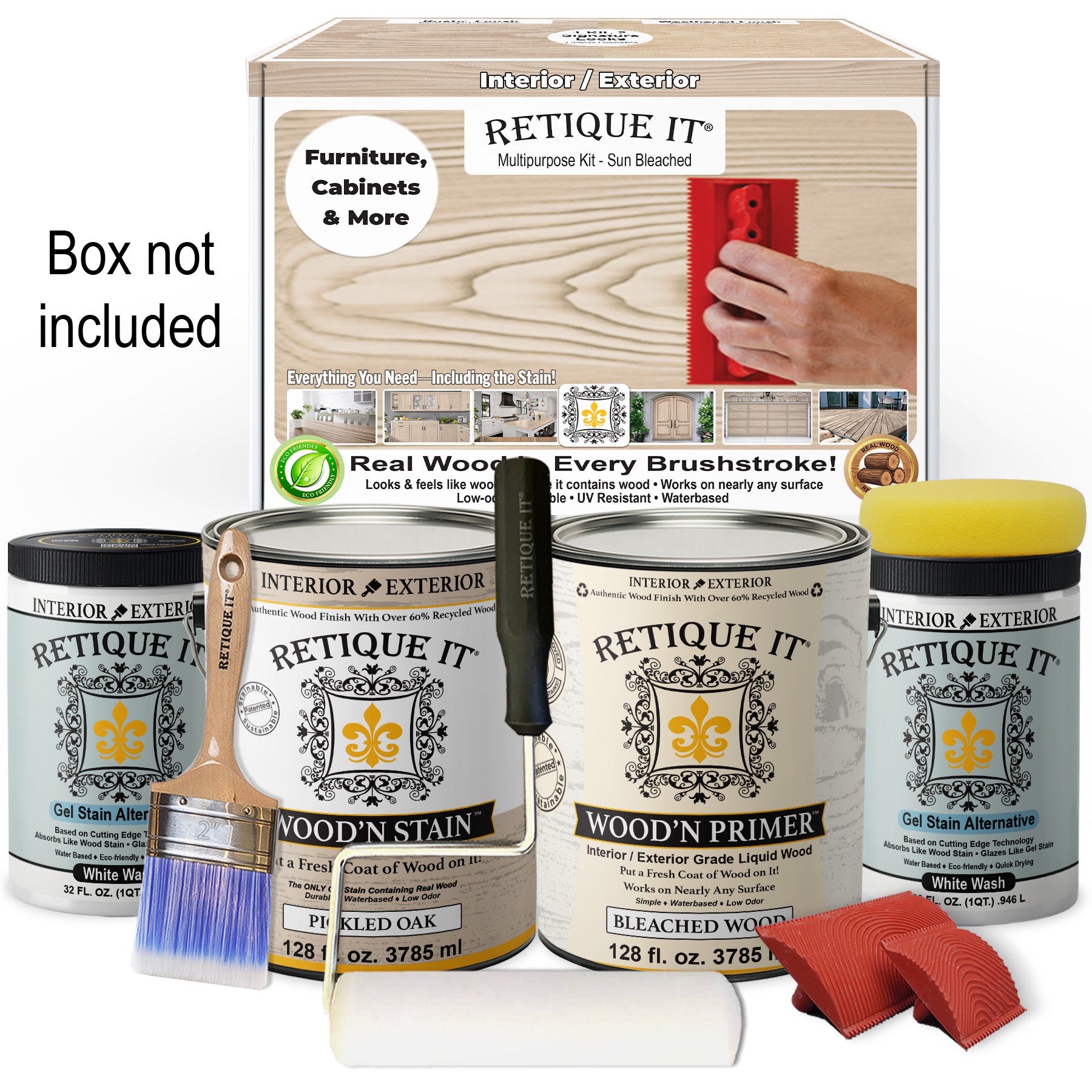 Multi-purpose Wood'n Kit (4x Lg) - Sun Bleached