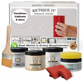 Multi-purpose Wood'n Kit (Med) - White Wash - Exterior Top Coat
