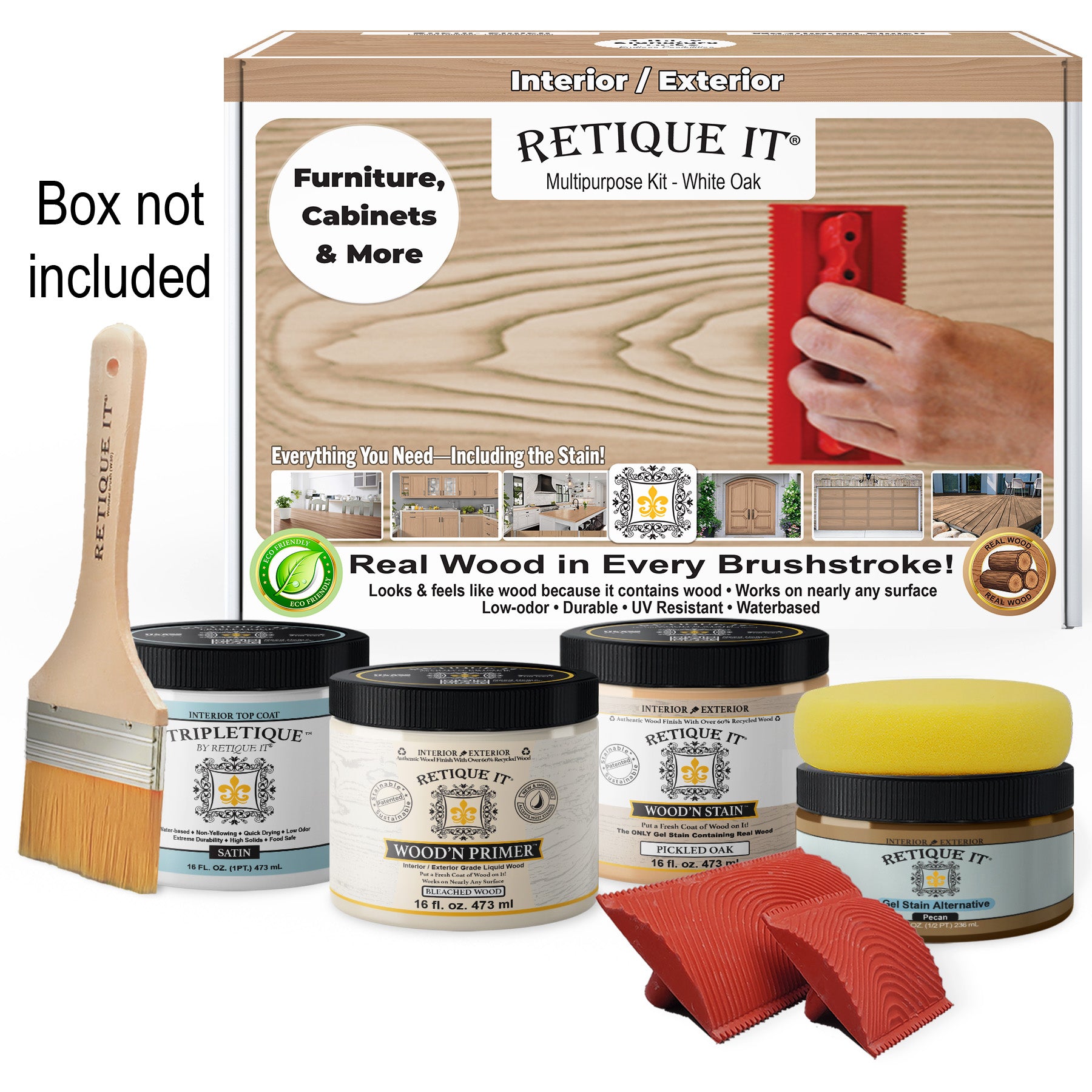 Multi-purpose Wood'n Kit (Med) - White Oak - Interior Top Coat