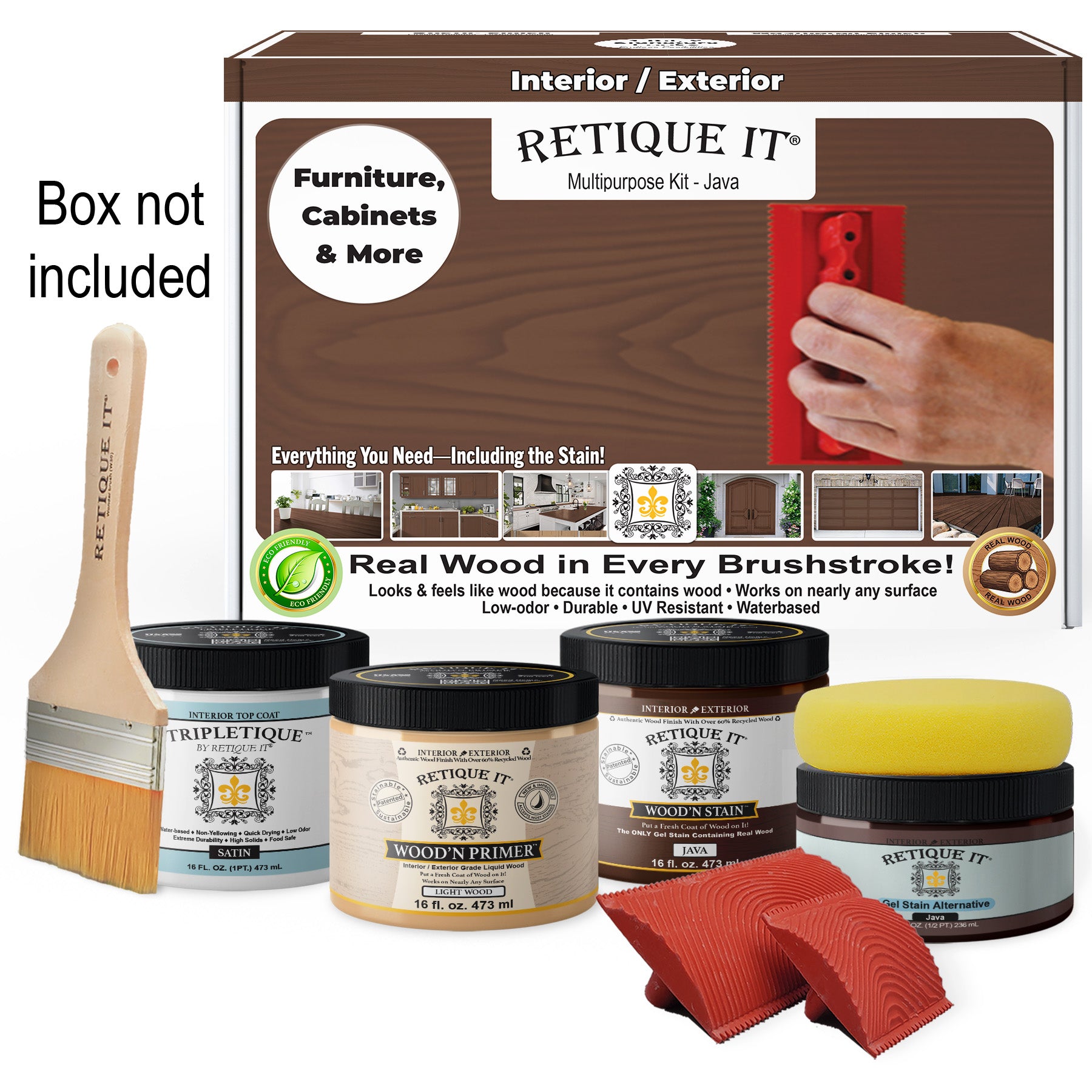 Multi-purpose Wood'n Kit (Med) - Java - Interior Top Coat