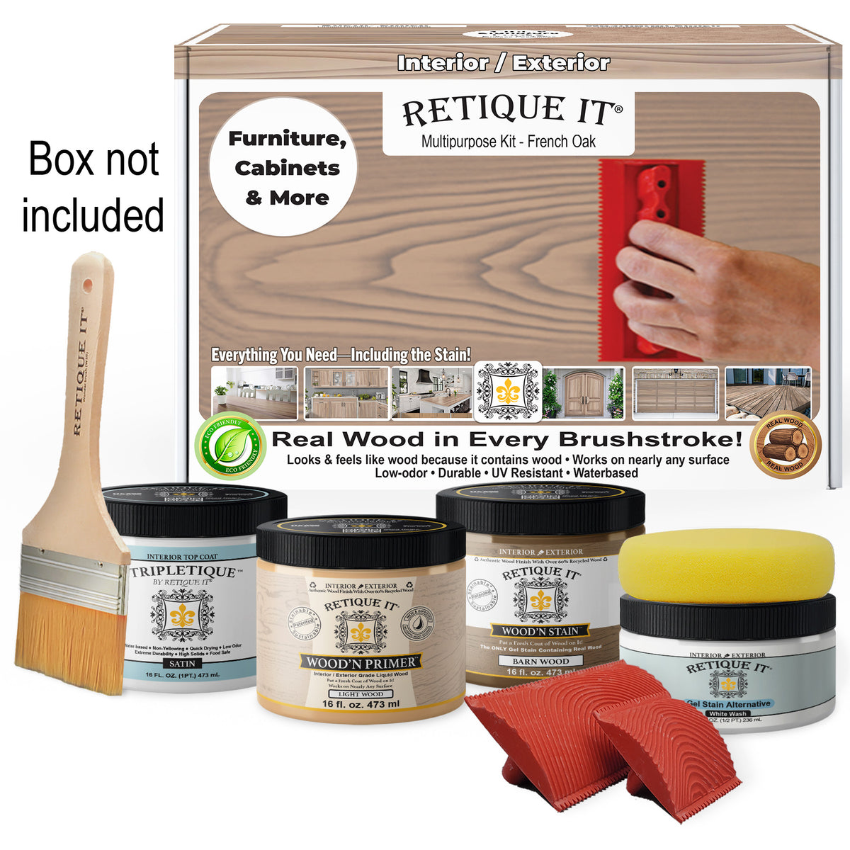 Multi-purpose Wood'n Kit (Med) - French Oak - Interior Top Coat