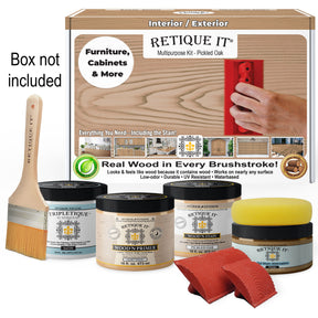 Multi-purpose Wood'n Kit (Med) - Pickled Oak - Interior Top Coat