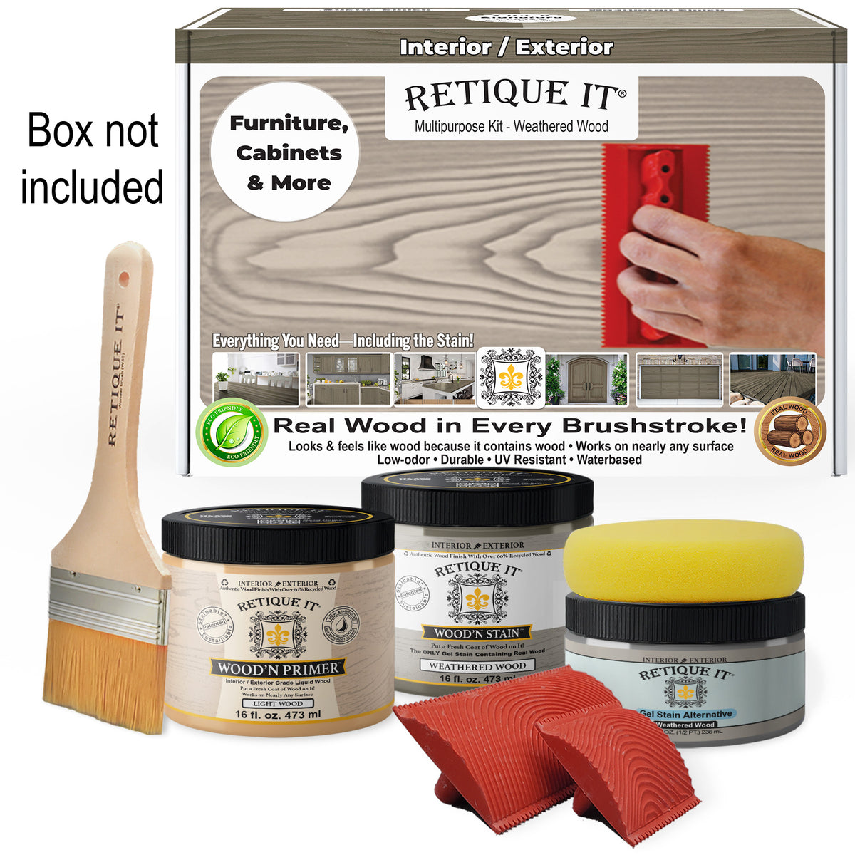 Multi-purpose Wood'n Kit (Med) - Weathered Wood